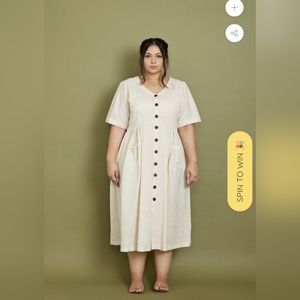 Pana Mina dress size medium in white NWT